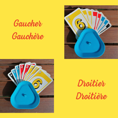 autantjouer gaucher gauchère parent attention pour tenir les cartes